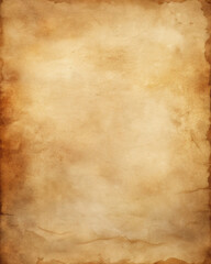 Naklejka premium Aged Vintage Paper Texture with Burnt Edges for Antique Design Use