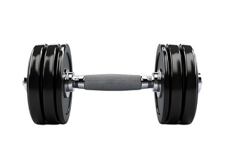 Fototapeta premium Dumbbell isolated on transparent or white background