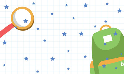 Back to school frame for text 