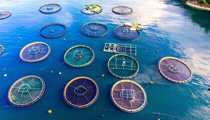 Efficient Fish Growth Through Controlled Cage Farming