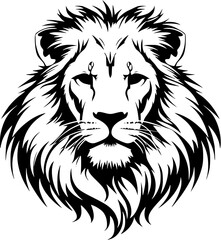 Lion head vector illustration