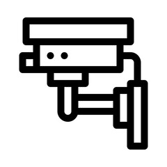Security camera line icon