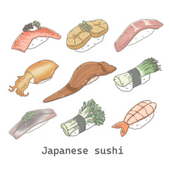 Japanese sushi collection 5