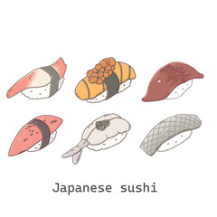 Japanese sushi collection 4