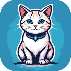 Obraz premium Cat Icon Design