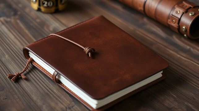 Rustic Leather Journal Notebook
