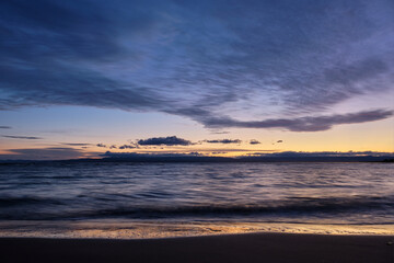 Twilight on the beach - Coles Bay, Tasmania, Australia
