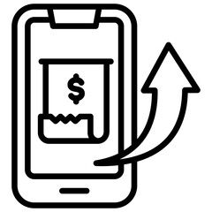 Mobile Invoice Icon