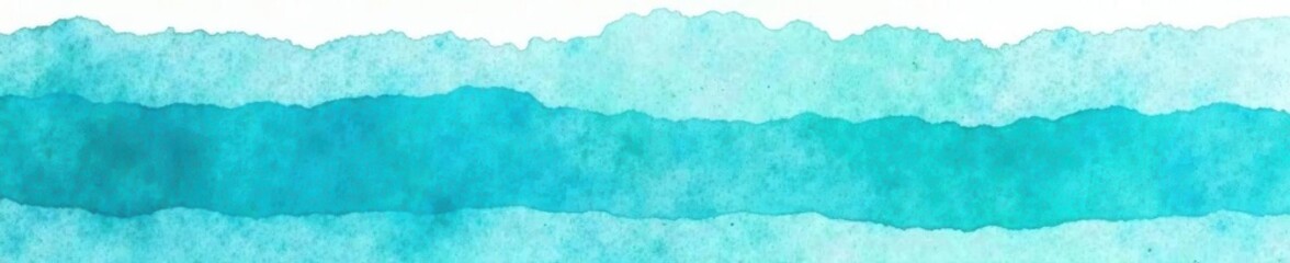Layered aquamarine watercolor washes, textured stripes , backdrop, watercolor