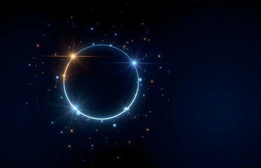 Obraz premium Star - Ring Glowing Effect