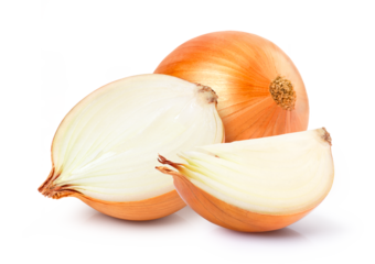 onion isolated on white background