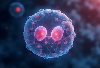 Red Cell Art Picture