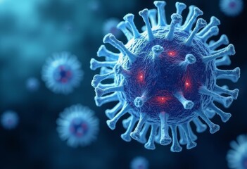 Blue virus art reappears