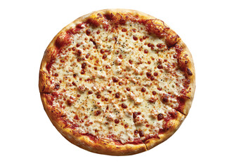 pizza on a white background