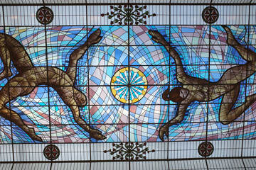 Stained glass ceiling