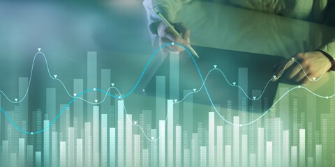 Data Visualization in Financial Analytics with Trend Analysis.