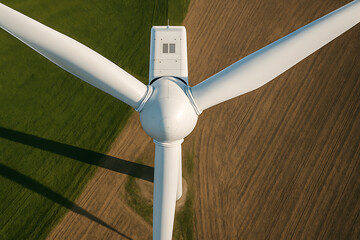 wind turbine in a wind farm