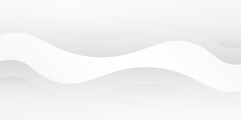 Vector white and gray color background. Dynamic shapes composition abstract
