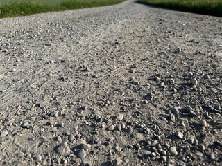 dirt road in the field