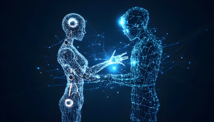 Collaboration Between Human and Robot in Digital Network Sphere