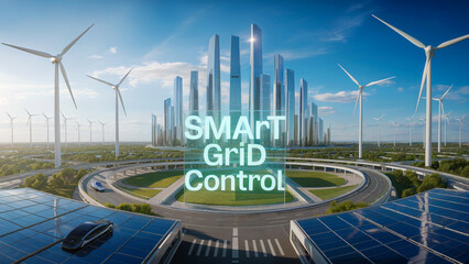 Smart Grid Control in a Sustainable Futuristic City