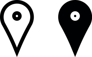 Map pin pictogram. Location icon. gps navigation. 