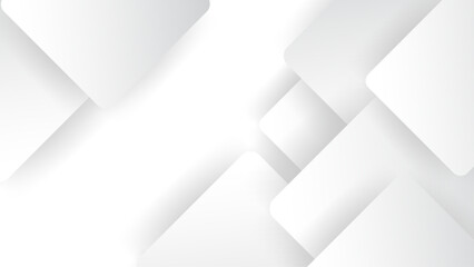 Abstract geometric white monochrome background