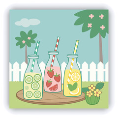 Several grilled chicken wings, glazed with a reddish-brown sauce, are arranged on a dark gray stone platter.  The wings are a light yellowish-white color underneath the caramelized glaze.  Spices and 