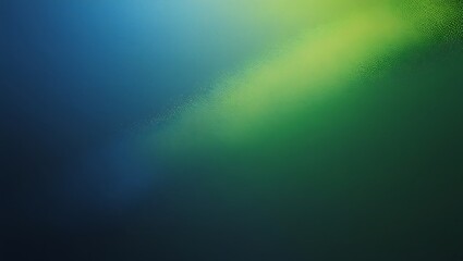 Fototapeta premium Vibrant Green and Blue Light Streaks: Dynamic Abstract Art Background