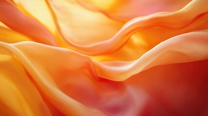 Obraz premium Soft, flowing fabric in warm hues