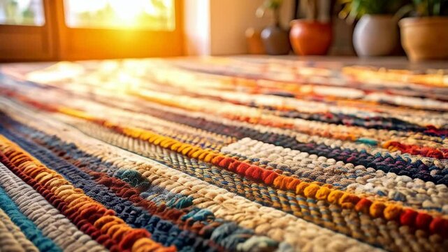Vibrant Rag Rug