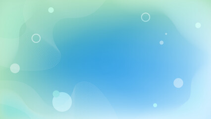 シンプルで爽やかな抽象デザインの背景テンプレート
