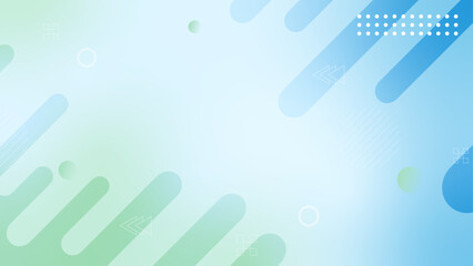 シンプルで爽やかな抽象デザインの背景テンプレート
