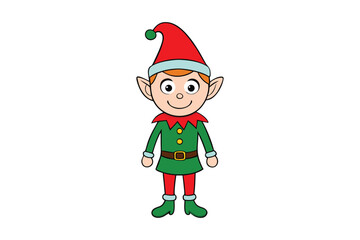 Holly Cartoon Christmas Vector Design 
