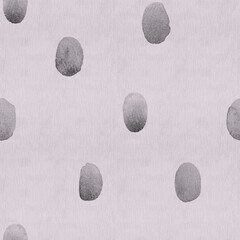 Minimal watercolor dots in soft grays  on textured pink background. 