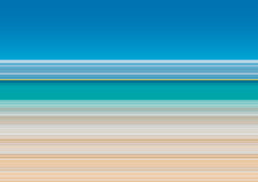 Beach Horizontal Line Artwork