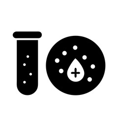 vector illustration of a drop of blood