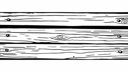 Vintage Black and White Weathered grey wood planks create rustic and textured background, evoking sense of nature