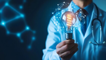 The use of collaborative medical technology allows physicians to work together, pressing a light bulb button in a virtual setting to create and finalize collective ideas in the field of medicine