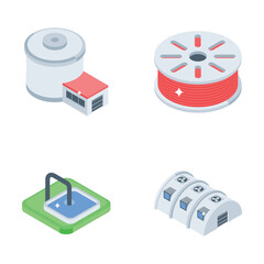 Check out our premium pack of industrial icon in isometric style