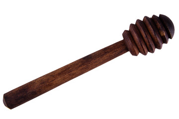 honey dipper, honey spoon isolated on white, transparent background. high quality png image