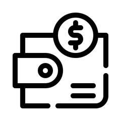 Wallet line icon