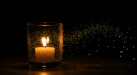 Enchanted Candlelight: A Glimmering Night