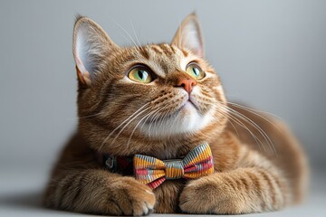 Cat Wearing a Bow Tie