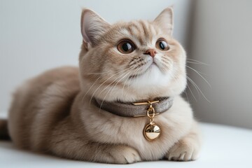 Cat with Collar and Bell