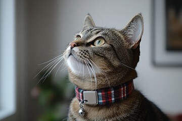 Cat with Collar and Bell