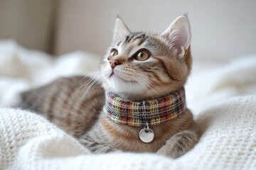 Cat Wearing Collar