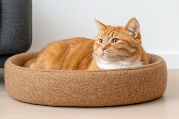 Cat in a Bed