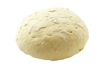 Ball of dough isolated on transparent background