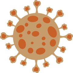 Virus Icon Illustration
